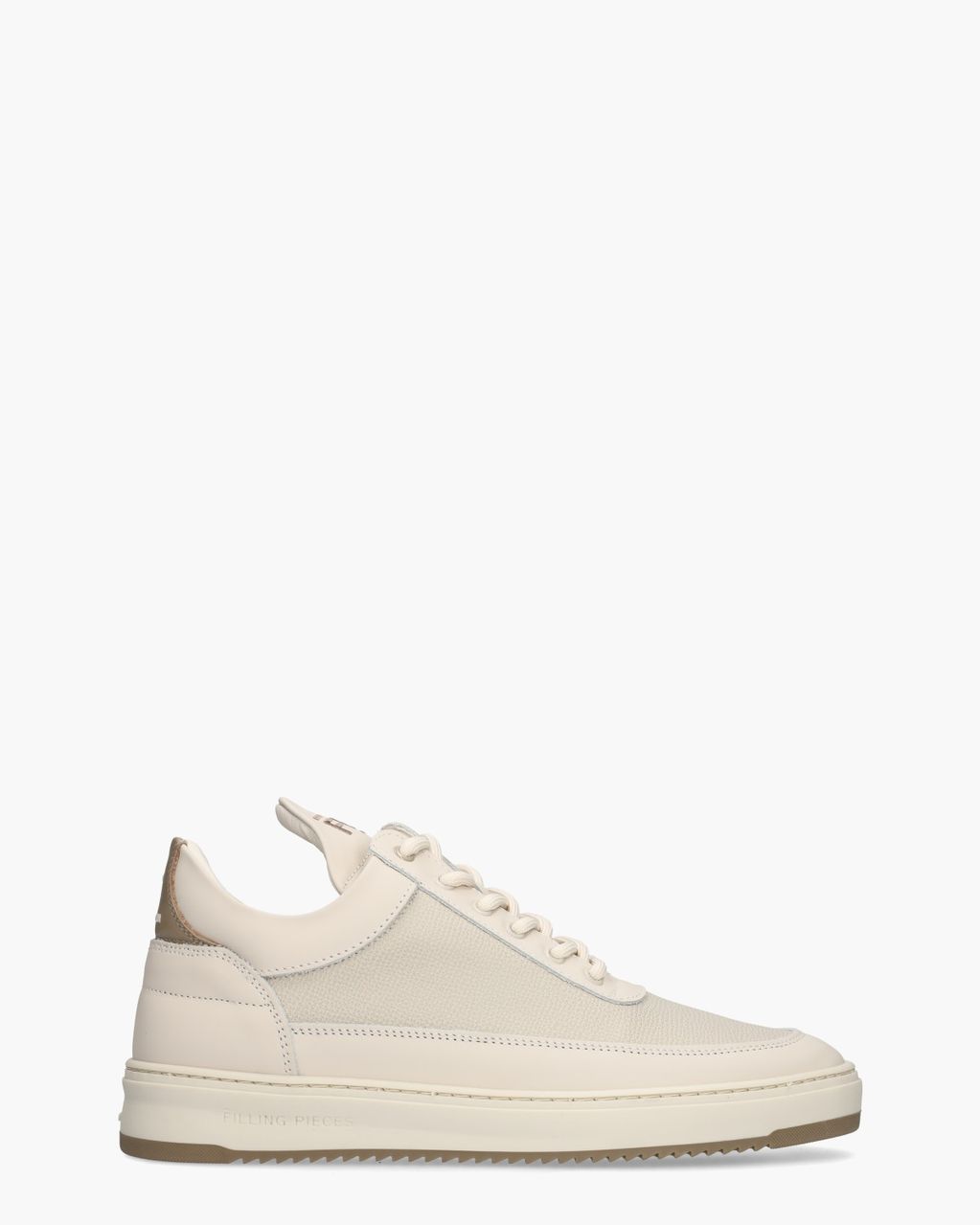 Filling Pieces Low Top Tech Crumbs Off-White/Taupe Herensneakers