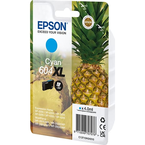 Epson 604 XL printerblæk - cyan