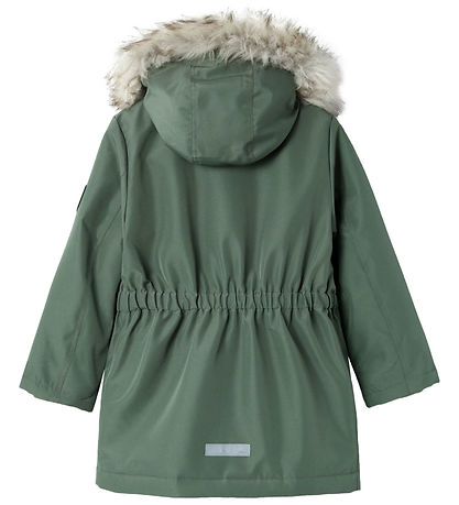 Name It Vinterjakke - NOOS - NkfMilla Parka - Agave Green