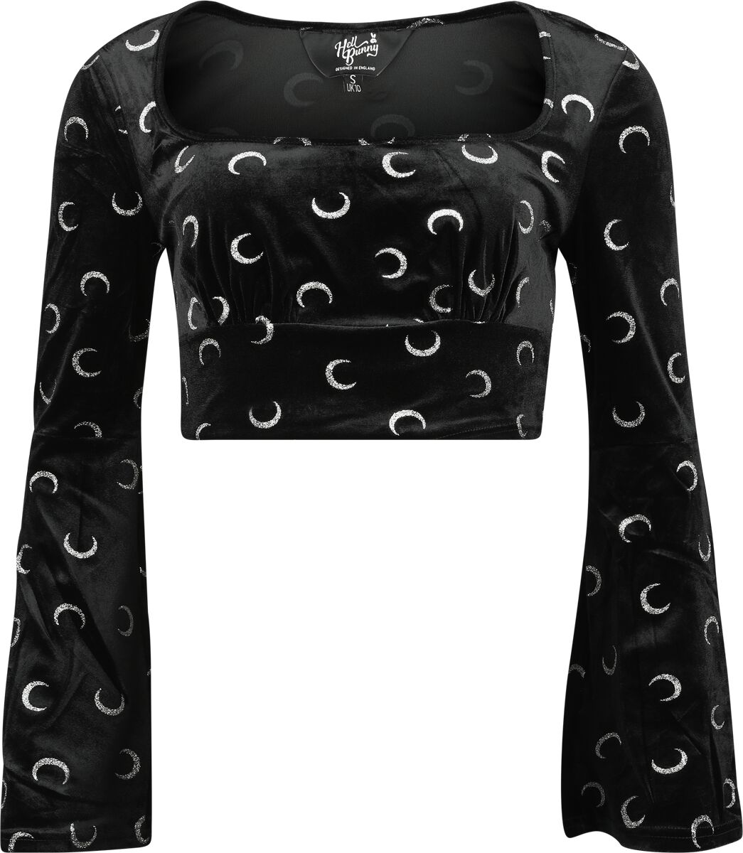 Misty Moon - Haut | Hell Bunny T-shirt manches longues