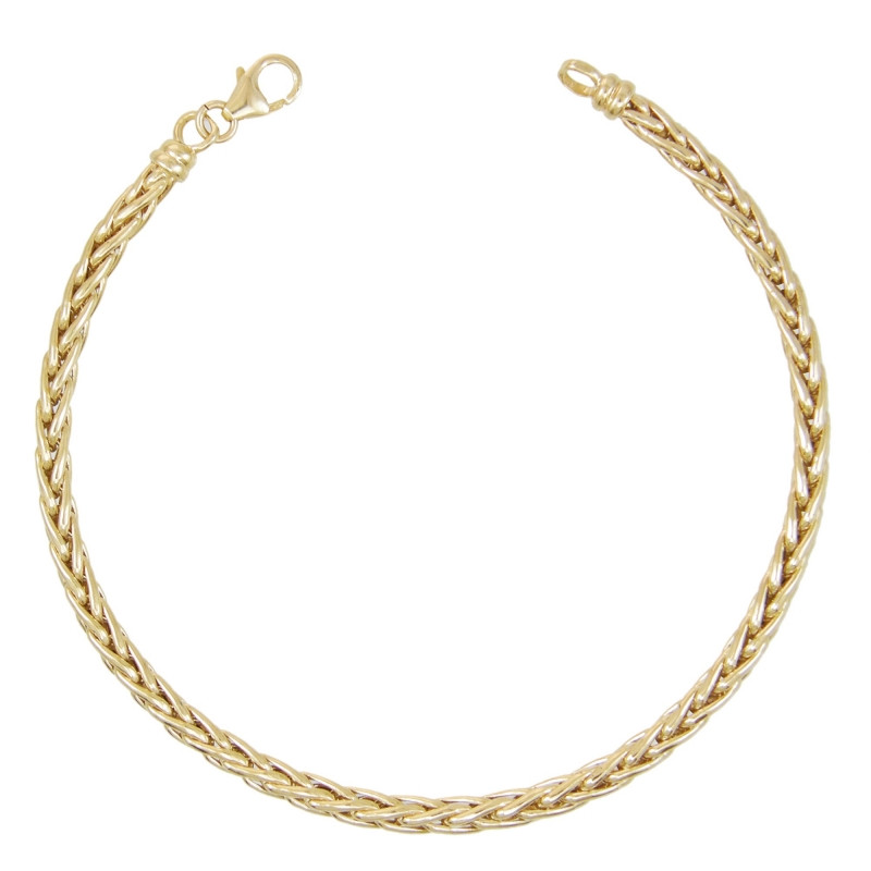 Bracelet Femme Or Jaune - Maille Palmier