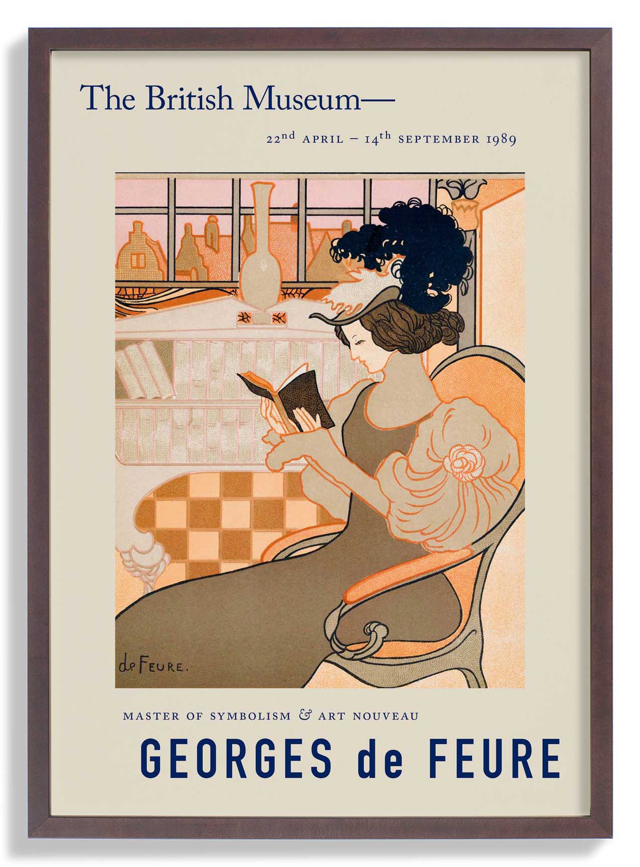 Georges de Feure Neujahrswünsche von Octave