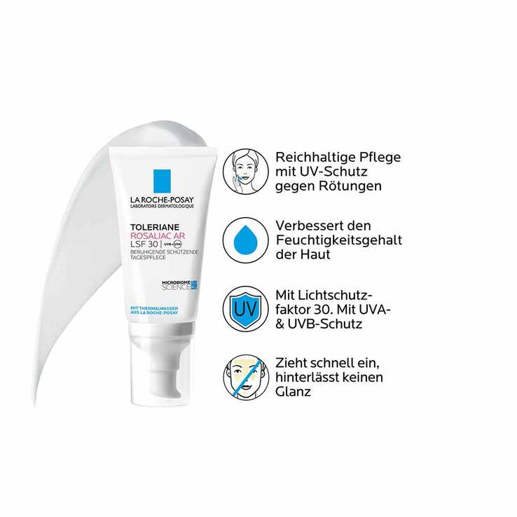 La Roche Posay Toleriane Rosaliac AR LSF30 Creme, 2x50 ml