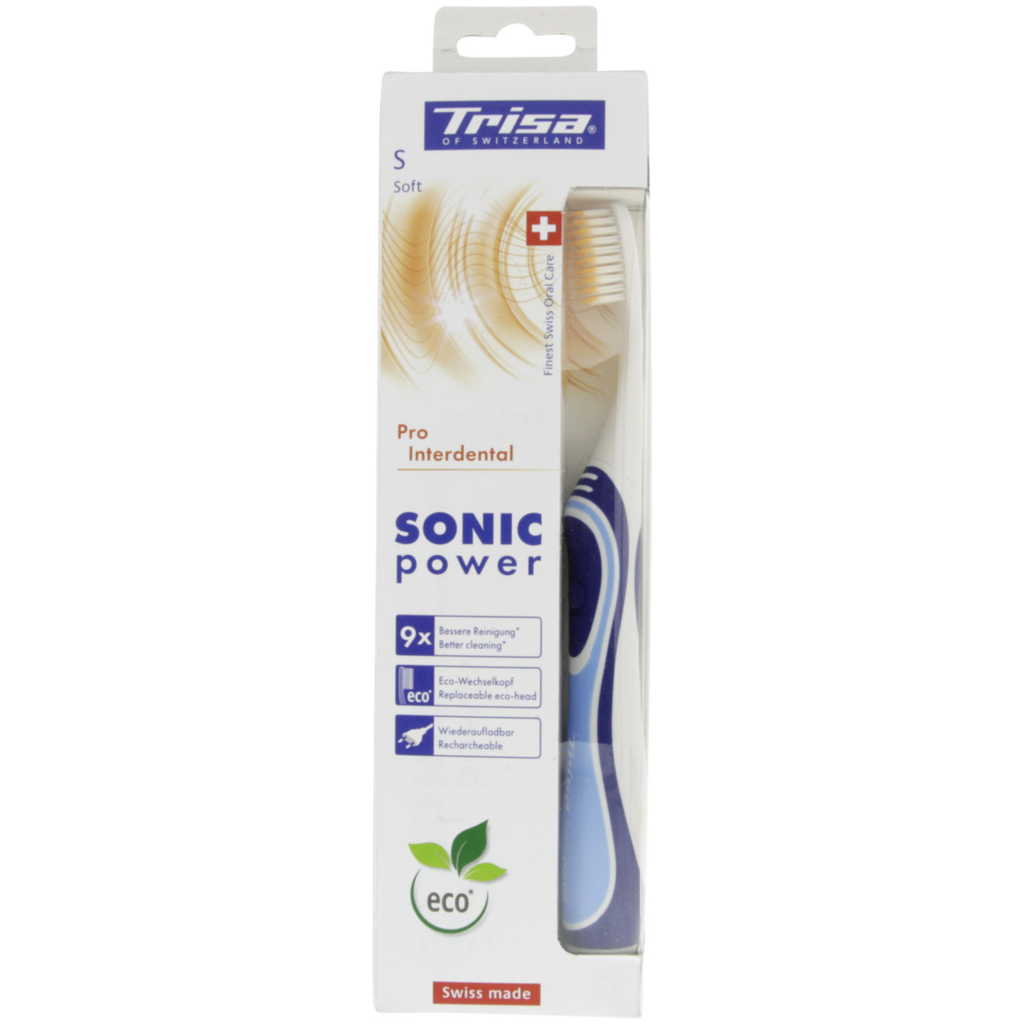 Trisa Sonic Elektrische Zahnbürste Power Pro Interdental soft