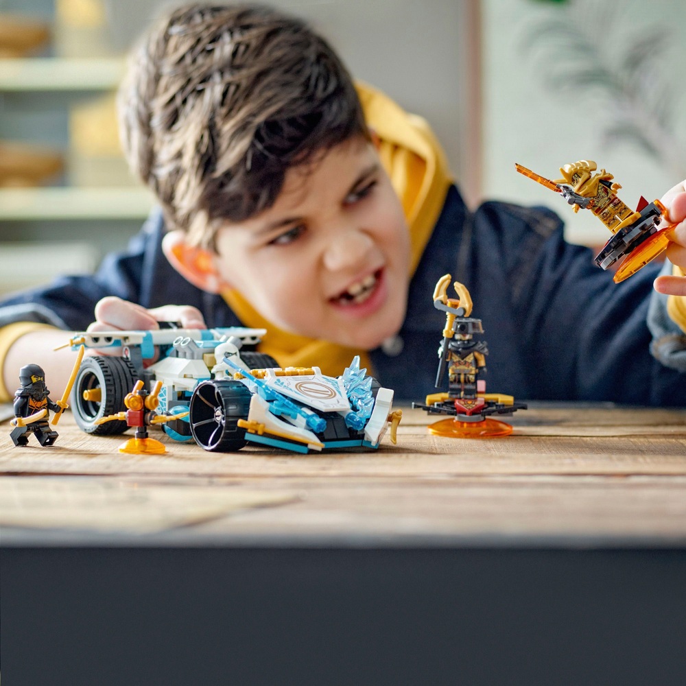 LEGO NINJAGO 71791 Zanes Drachenkraft Spinjitzu Rennwagen Bauset