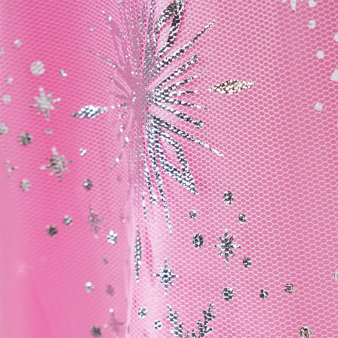 Topolino Prinzessinnen-Cape mit Glitzer-Print rosa