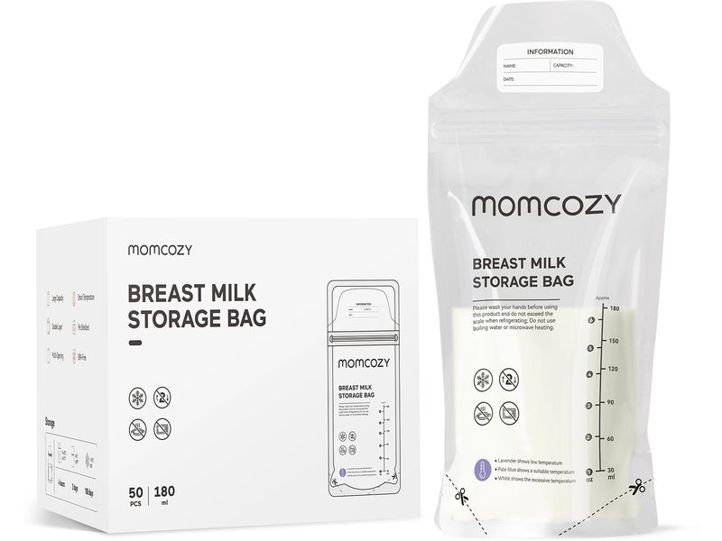momcozy Muttermilchbeutel 50 Stück Muttermilchbehälter
