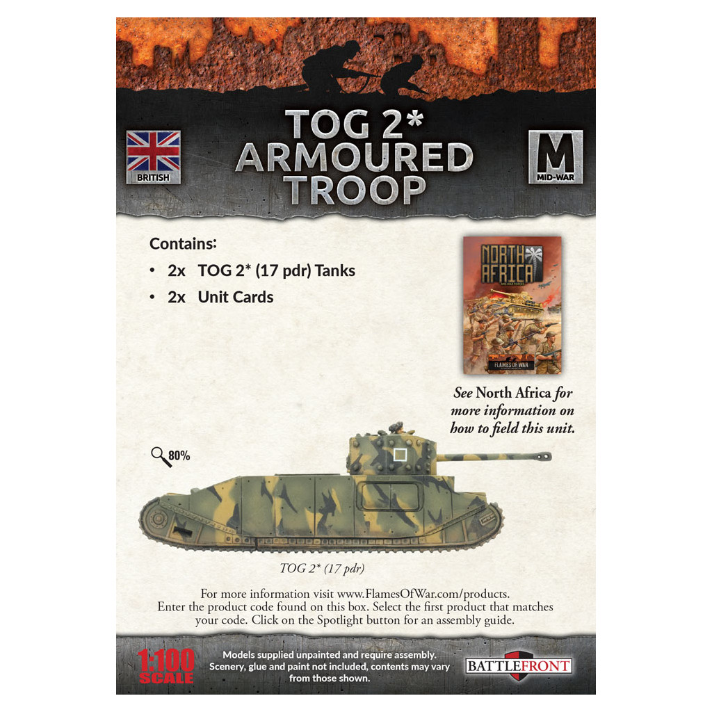 Flames of War - TOG 2* Armoured Troop