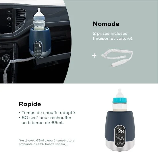 Chauffe-biberon Nutri Smart   Bleu        de               Babymoov