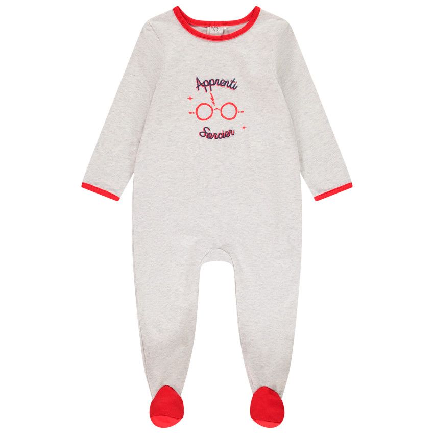 Dors-bien en jersey Harry Potter pour bébé garçon - Gris clair
