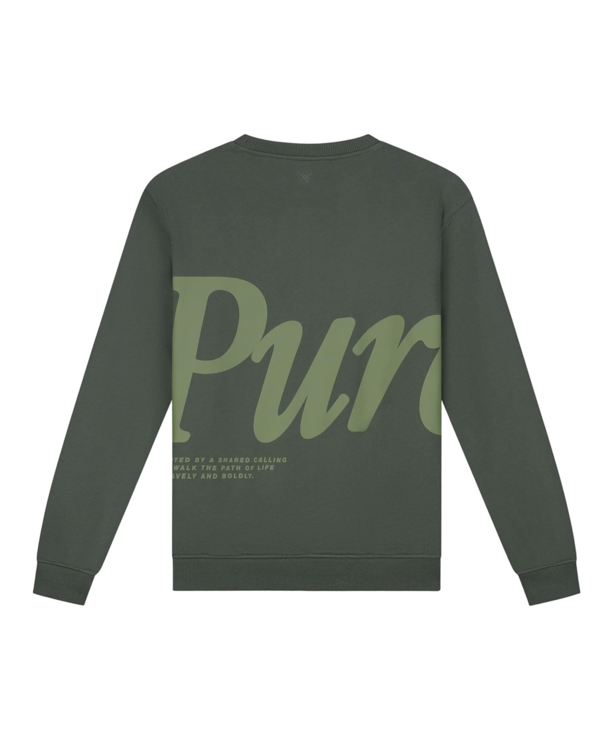 Pure Path Heren sweater groen