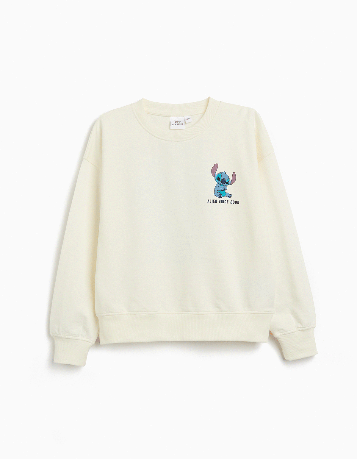 Sweatshirt de Felpa 'Stitch', Menina, Branco