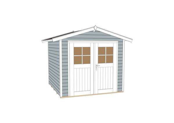 Weka Gartenhaus 224 Gr. 1, ca. B260/H238/T233
