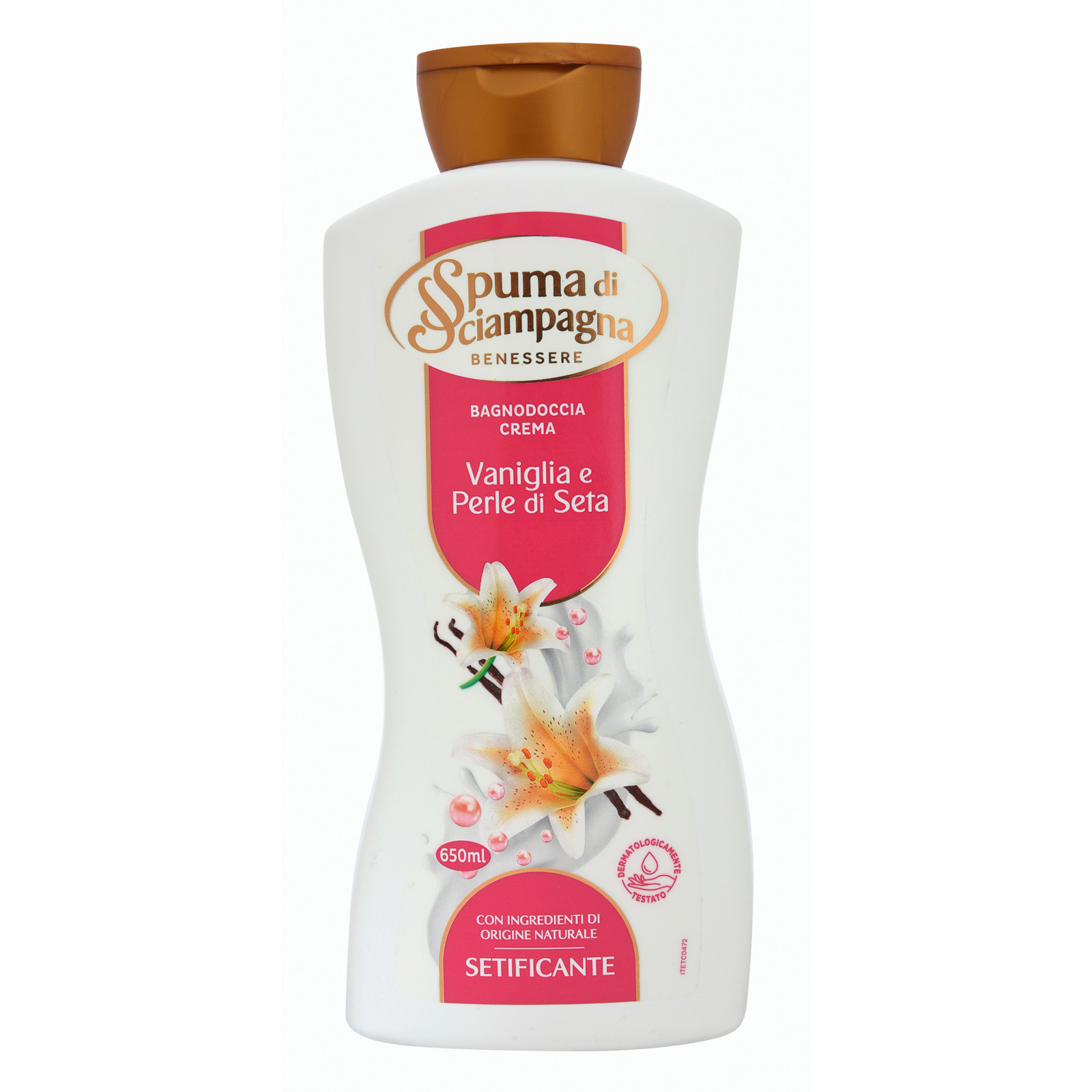 Spuma di Sciampagna Duschgel Creme Vaniglia e Perle di Seta 650 ml
