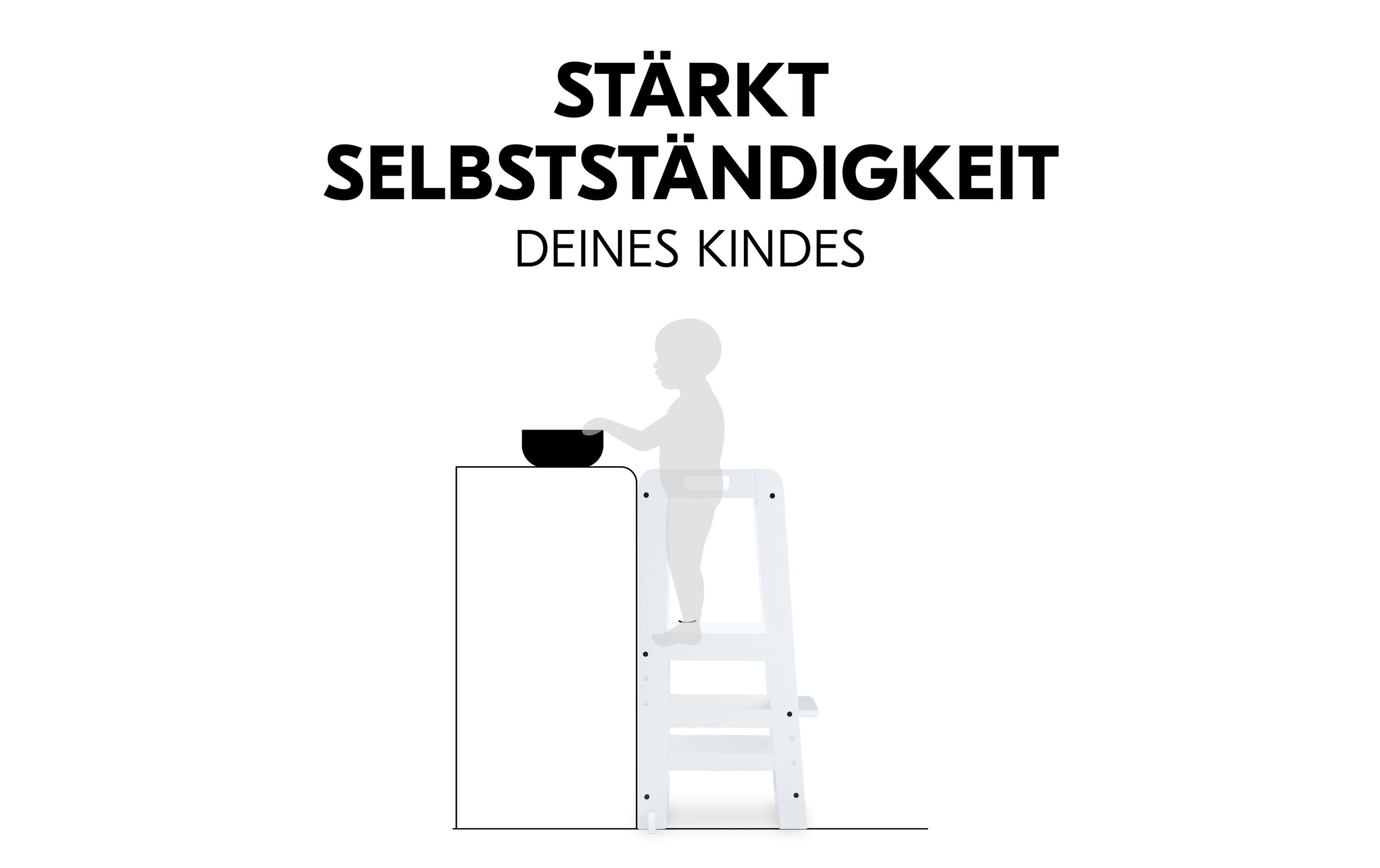 Learn N Explore weiss<br>Entdeckerturm für Kinder