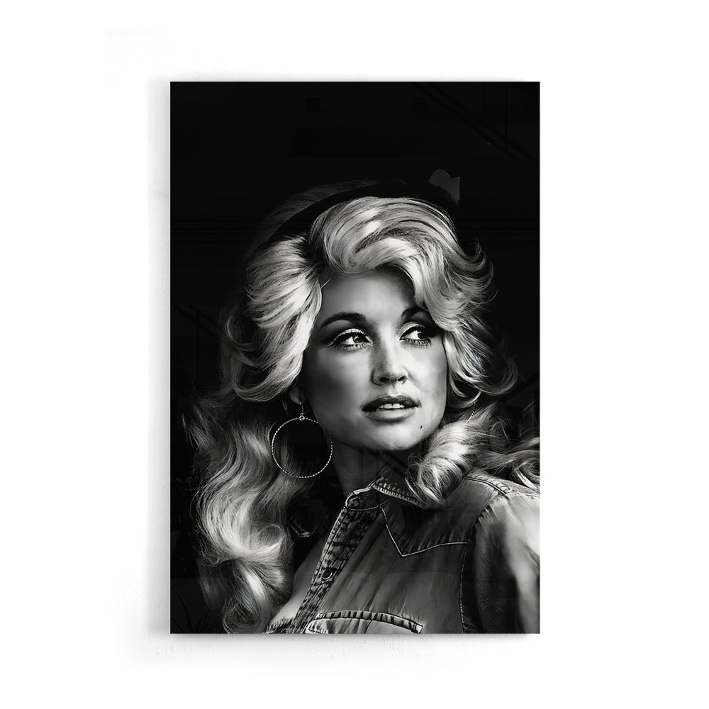 Walljar acrylglas schilderij - Dolly Parton Acrylglas schilderij - 70 x 100 cm