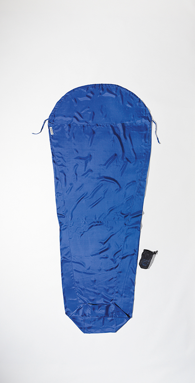 Cocoon Innenschlafsack Mumie Seide ultramarine blue