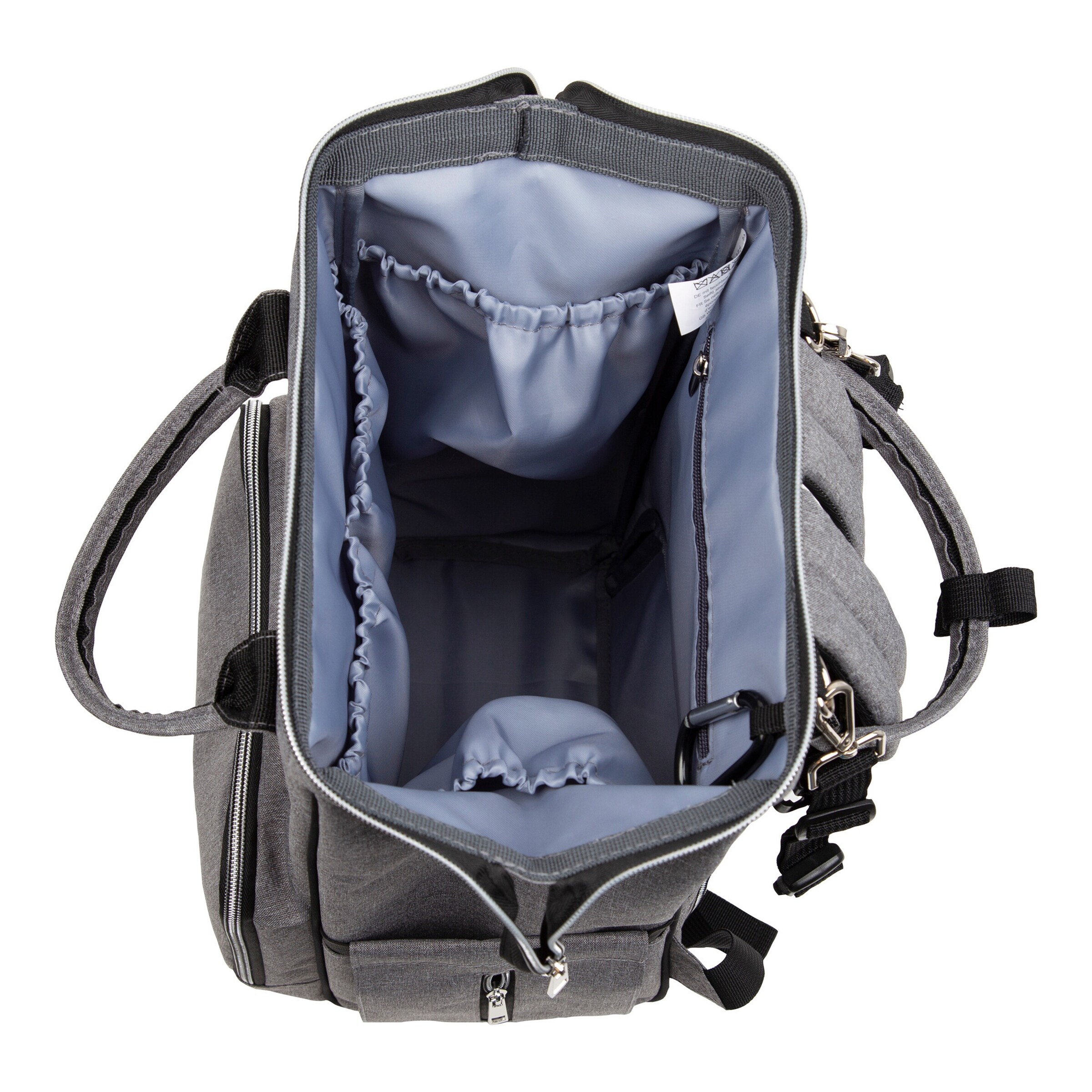 2hearts Wickelrucksack grau melange