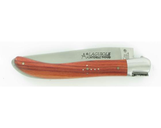 Laguiole XS Bois de rose - Acier 14C28 Couteau de Poche - Laguiole par Fontenille Pataud