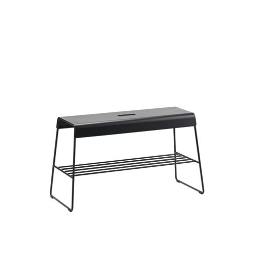 Zone A-Bench Outdoor Bænk, Black