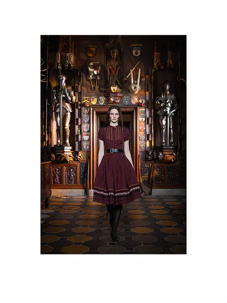LENA HOSCHEK Midikleid GRETL  dunkelrot