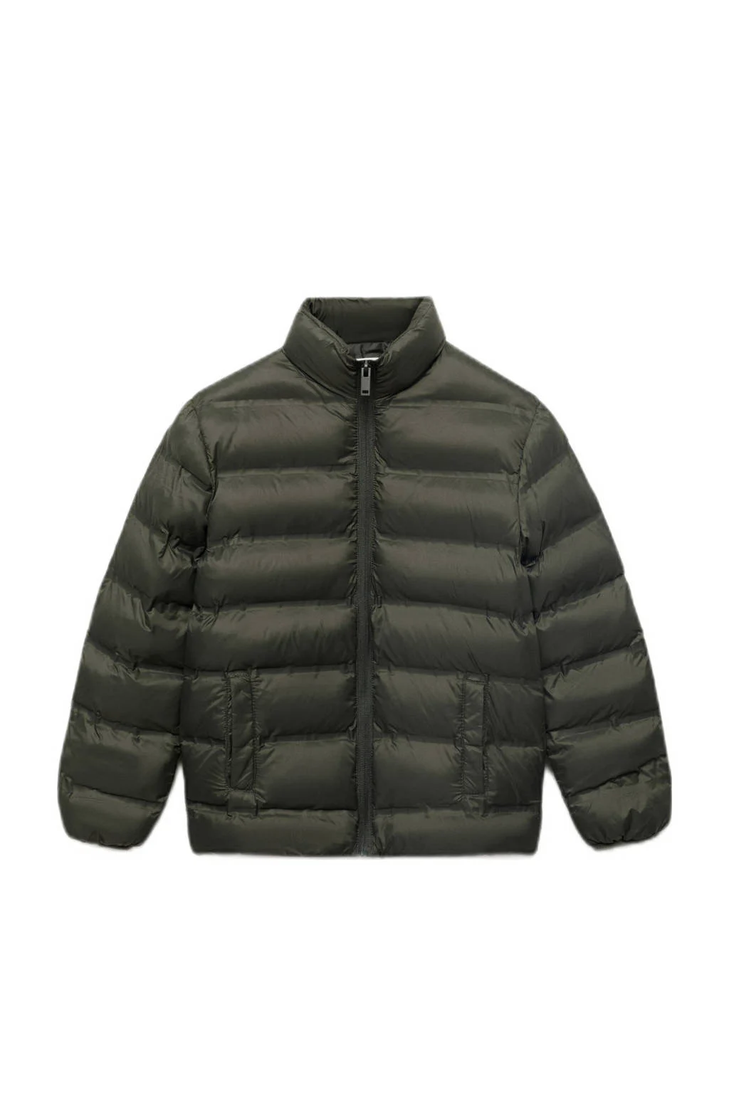 Mango Kids gewatteerde jas groen
