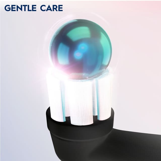 Oral-B iO Gentle Care tandbørstehoved 419020 (sort)