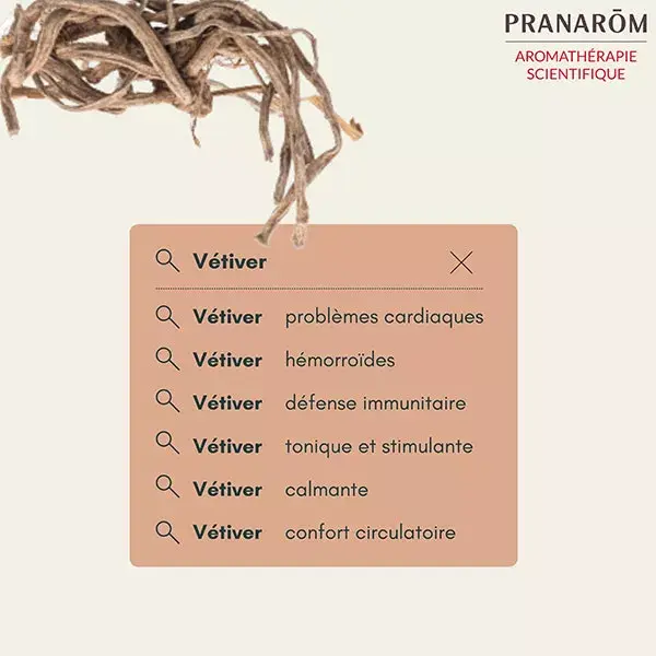 Óleo Essencial de Vetiver Pranarom 5ml