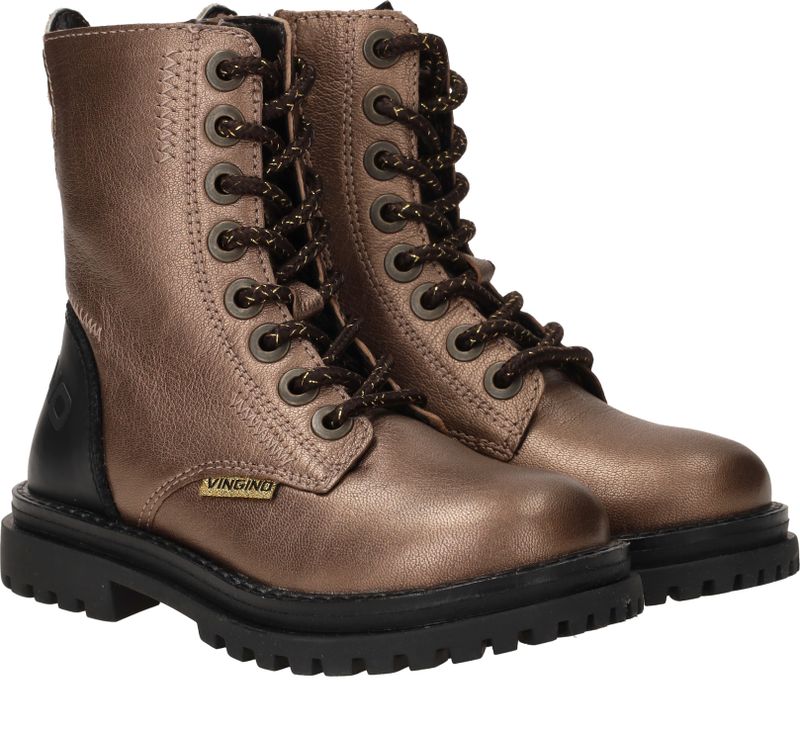 Vingino Shirley Veterboots Bruin Meisjes