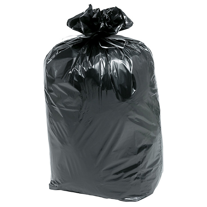 10 sacs poubelle renforcés noirs 150L