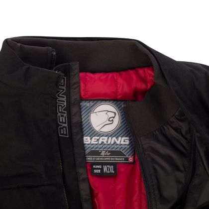 Blouson Bering ZANDER KING SIZE - GRANDES TAILLES - Noir