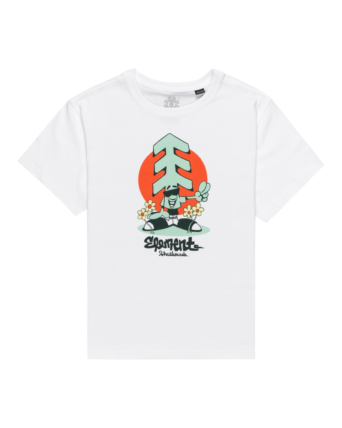 Element Whats Up SS Youth Optic White