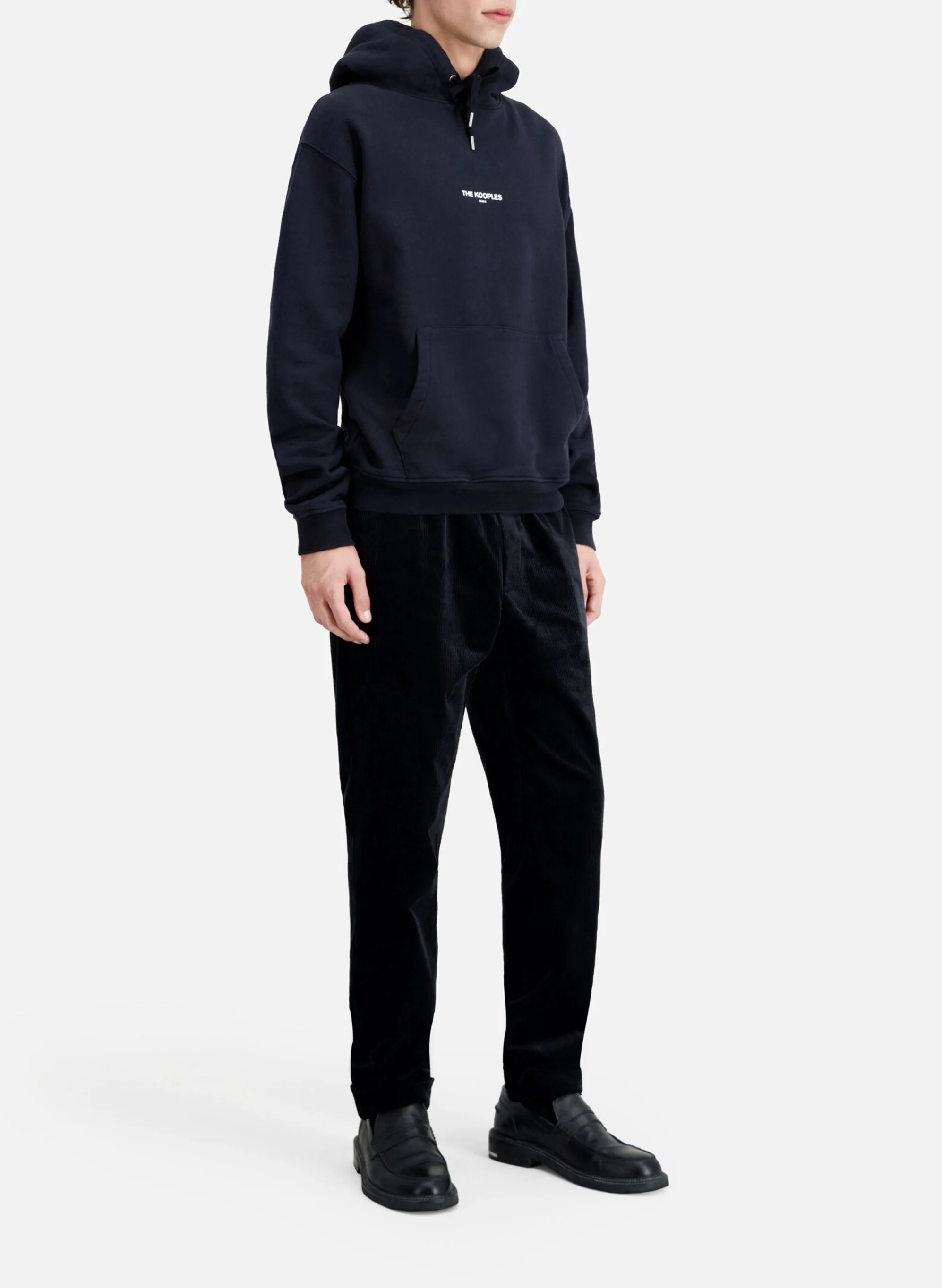 Sweat à capuche sérigraphié | Noir