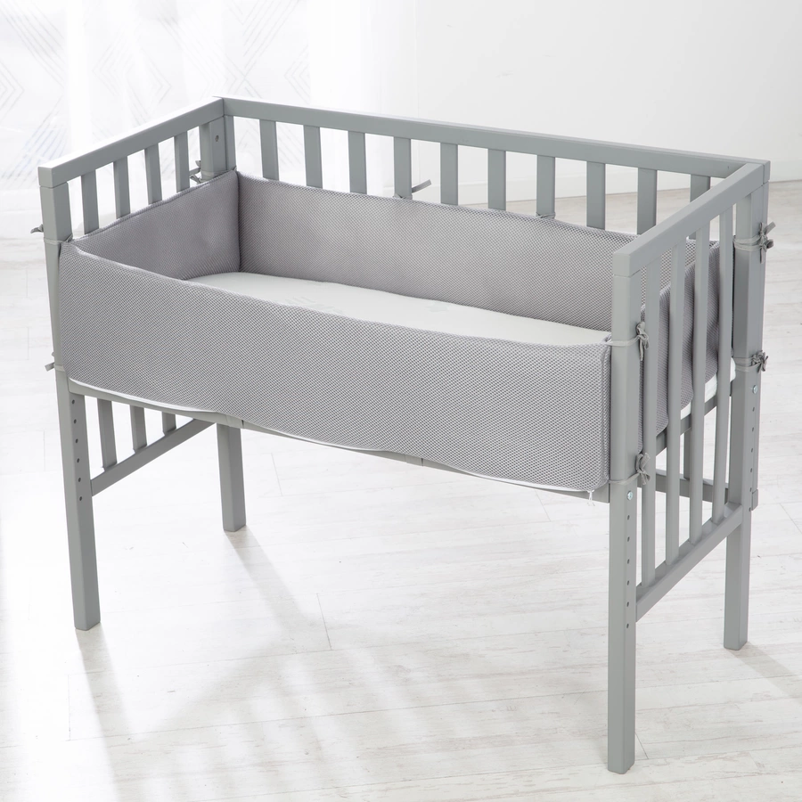 roba Beistellbett 2in1 Taupe inkl. Matratze