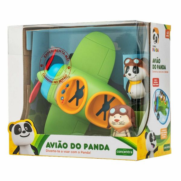 Concentra Panda Avião com Figuras