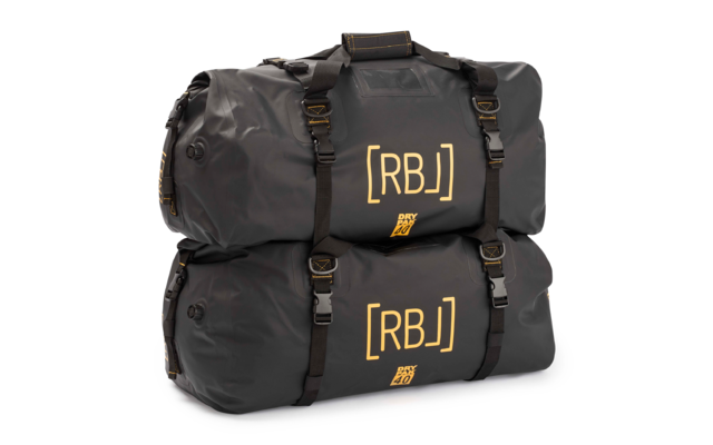 Rebel Outdoor Duffelbag / Wochenendtasche wasserdicht mit Roll-Top Verschluss 40 Liter