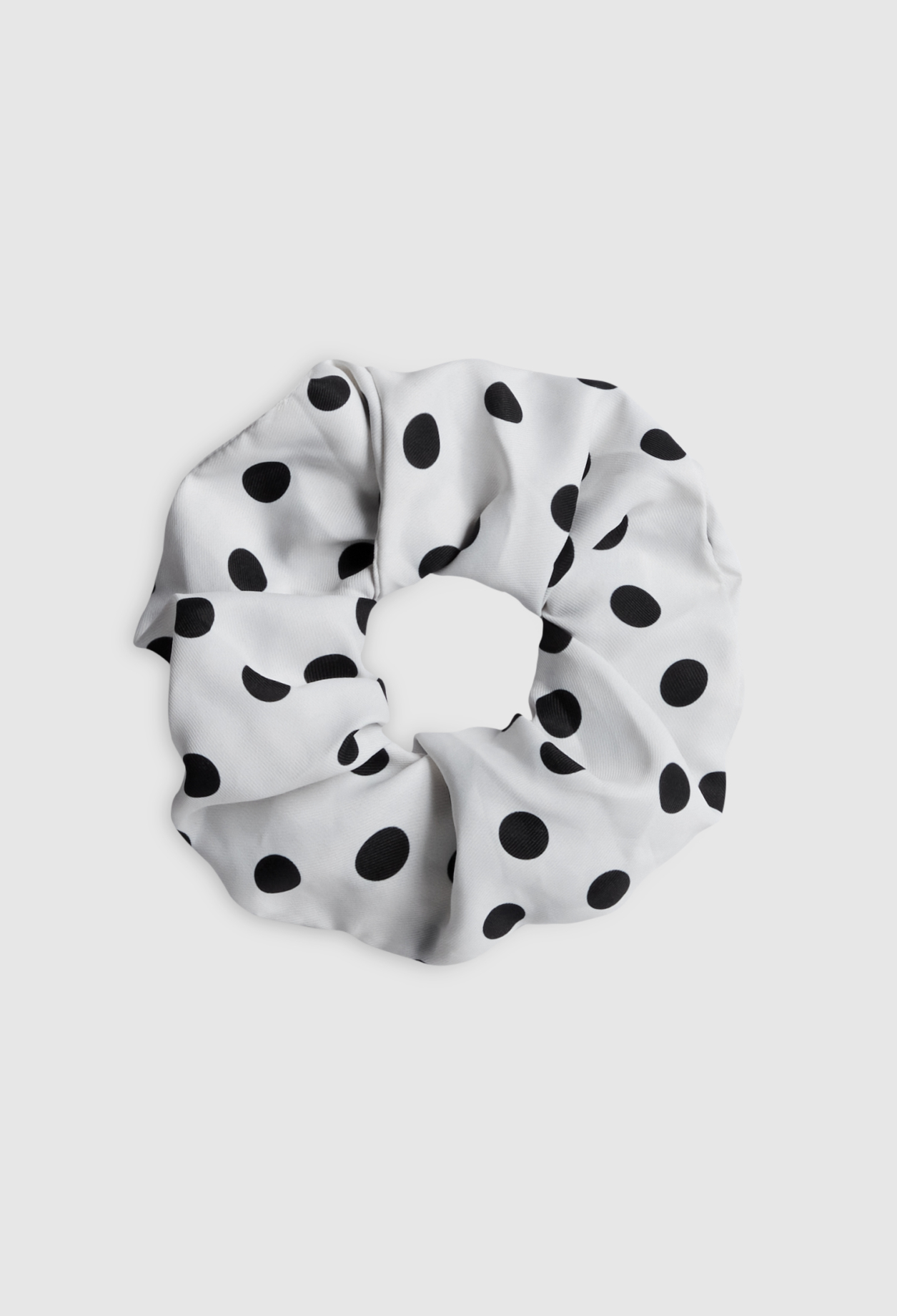 Chouchou imprime pois ecru