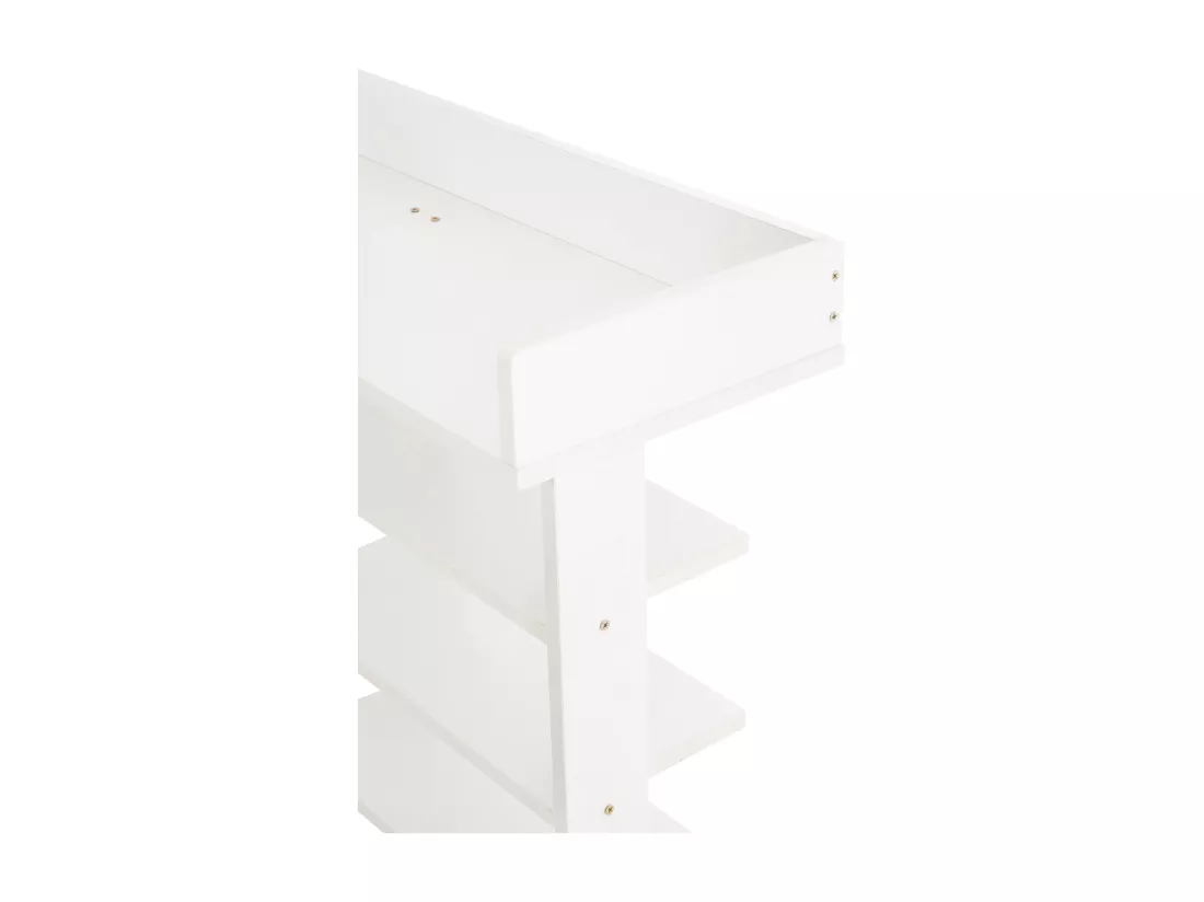 Étagère à chaussures - Bois - Blanc - Kristina