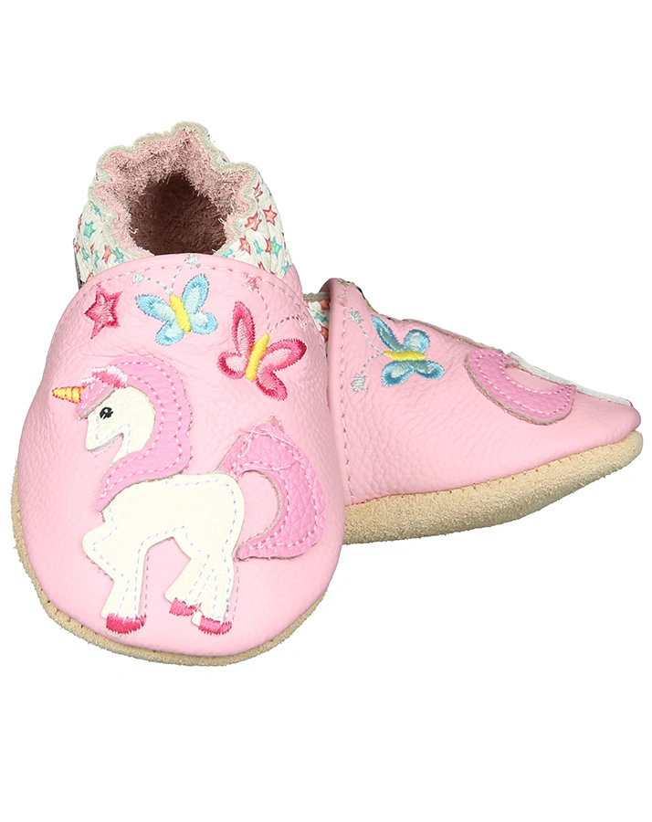 Krabbelschuhe CLASSICZ MAGIC UNICORN in rosa