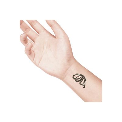 LaDot - Pierre pour tatouage éphémère - en céramique - taille M (2 x 4 cm) - papillon