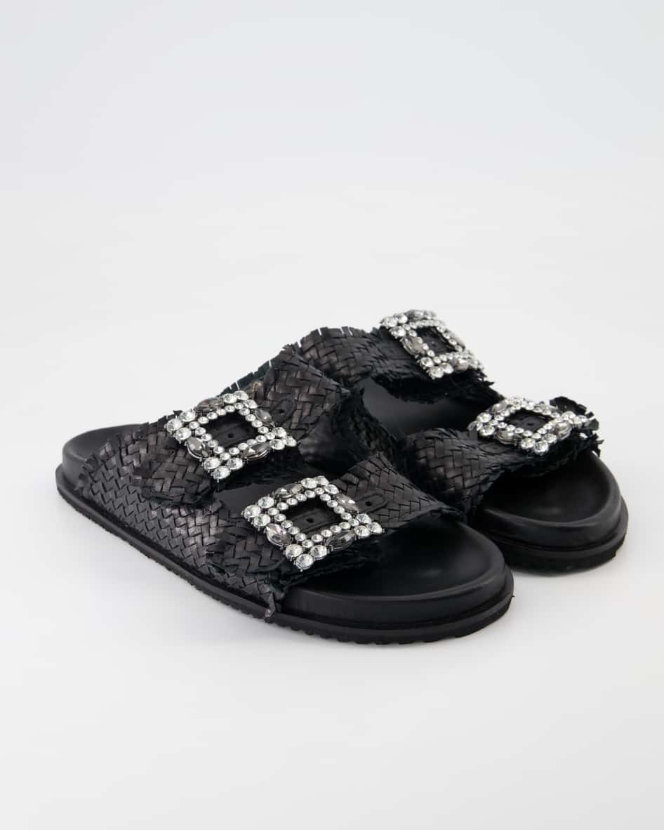 Terry S476B272118W Pantoletten in Schwarz