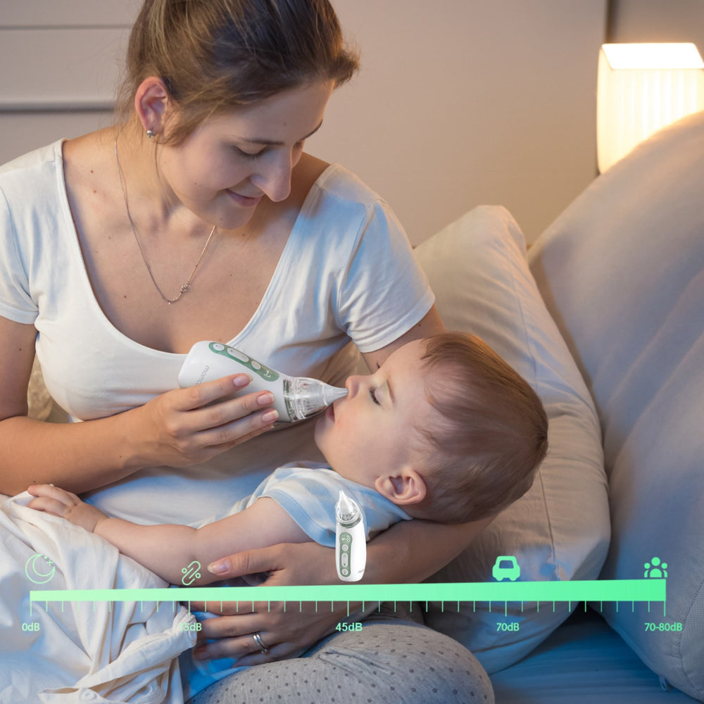 Køb Momcozy Baby Nasal Aspirator- Lang Batteri Levetid