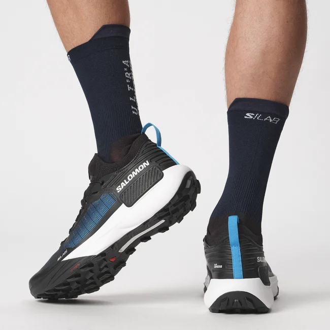 S/LAB GENESIS  Trailrunning-Schuhe Unisex Black/White/BLUEDANUBE