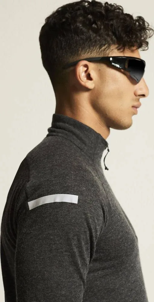 Craft Men's ADV SubZ Wool LS Tee 3 Black-Melange