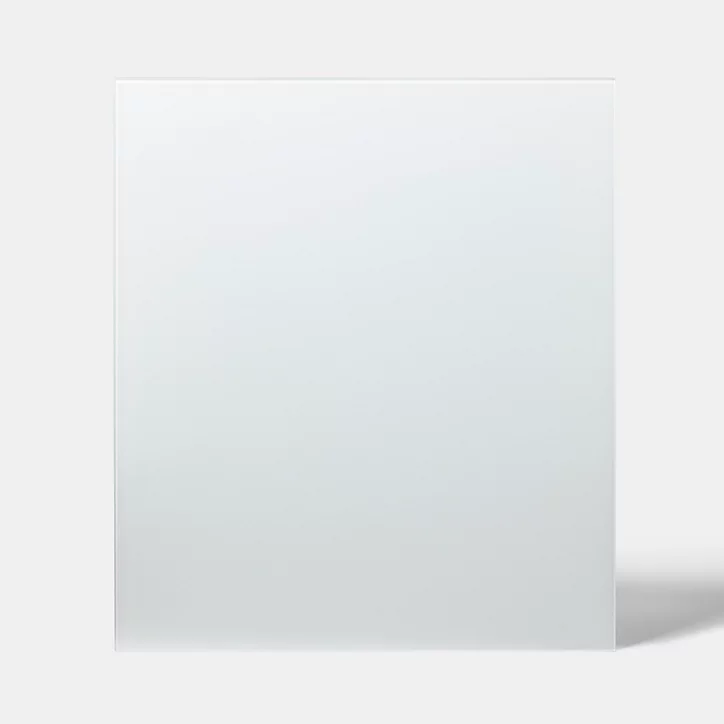 Fond de hotte en verre GoodHome Nashi blanc l. 60 cm x H. 70 cm x Ép. 5 mm
