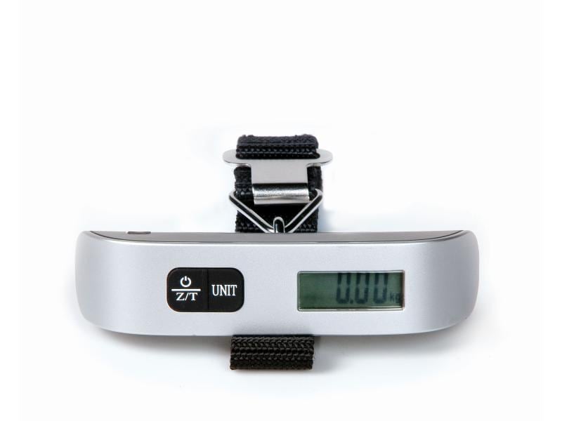 Domo Reisegepäckwaage DO9090 W Gepäckwaage mit LCD-Display und Temperaturanzeige