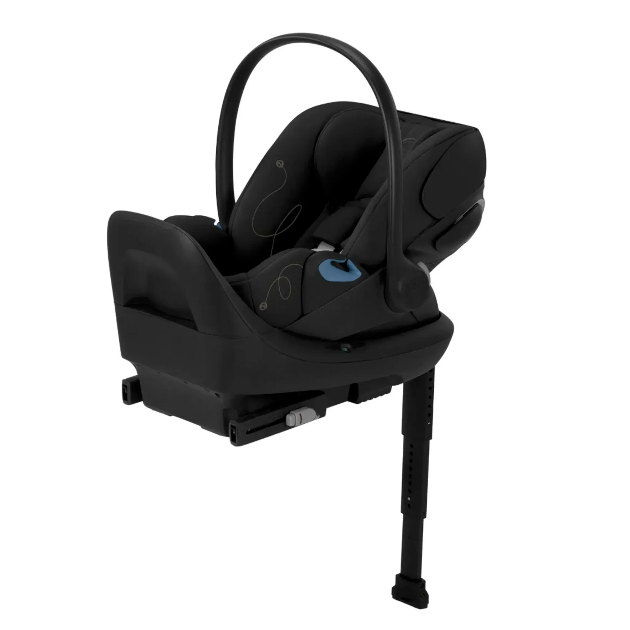 Cybex Poussette Eos + Siège d'Auto Cybex Cloud G Lux 4-35lb - Moon Noir