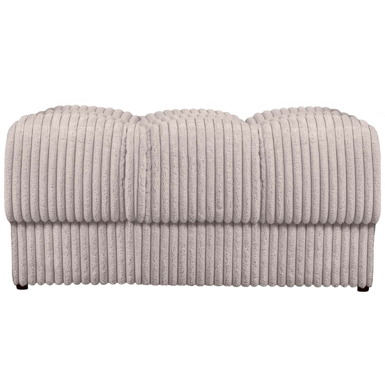 WOOOD Second Date Hocker - Grove Ribstof - Naturel