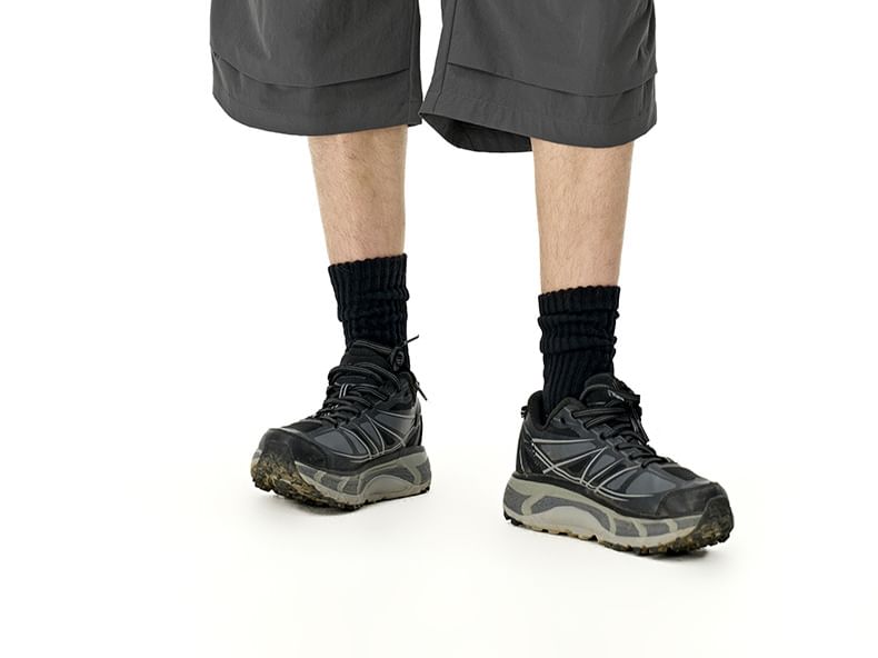 Newin - Cargo Capri-broek met trekkoordtaille