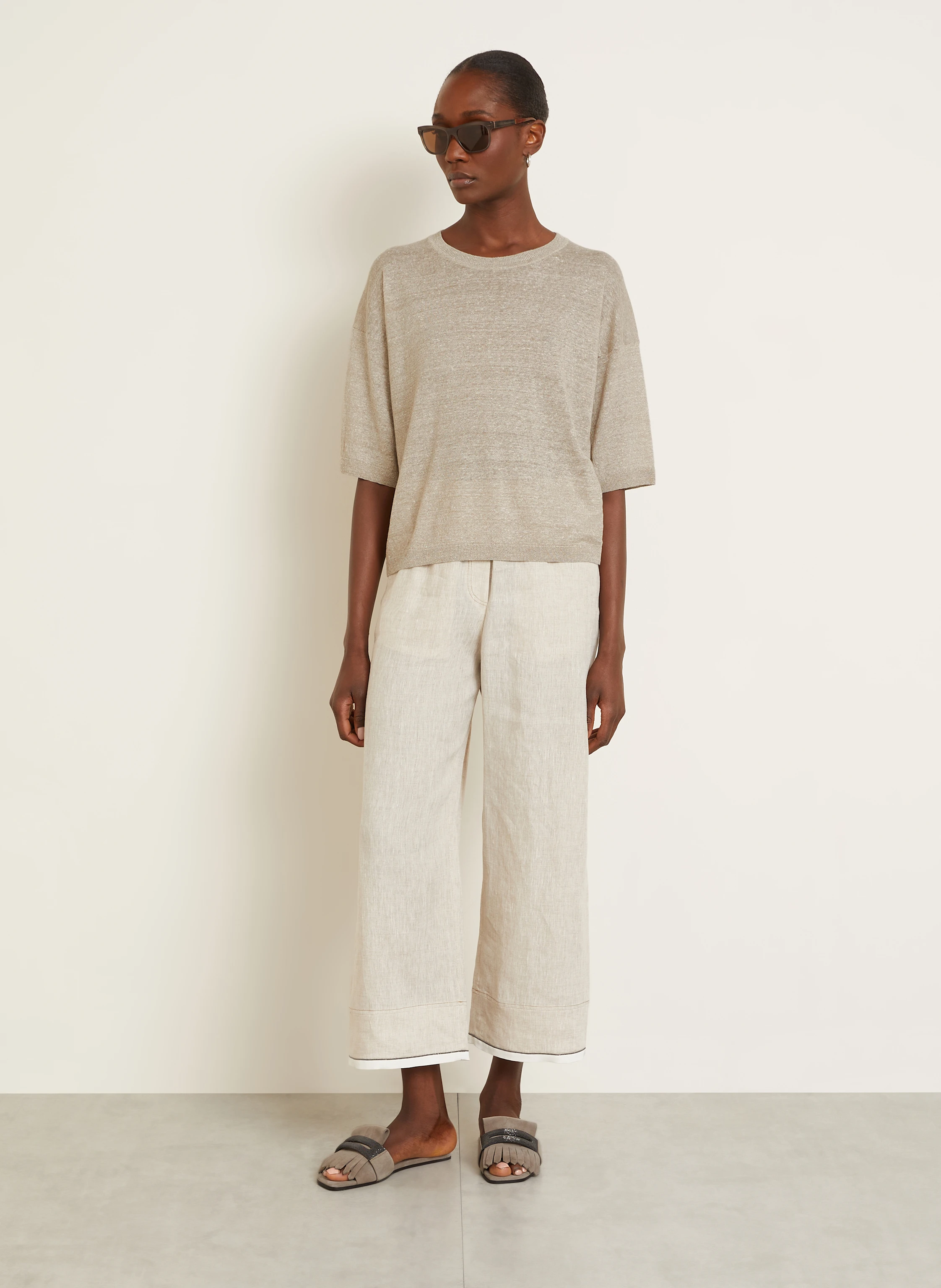 IRIS von ARNIM T-Shirt VENERA mit Leinen